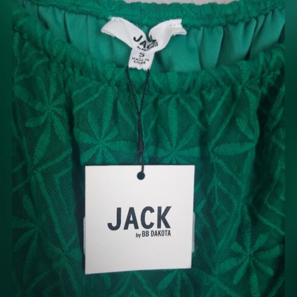 JACK by BB Dakota Laredo Romper Pepper Green Sz S - Picture 5 of 13